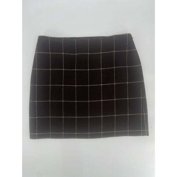 Ralph Lauren Collection Purple Label Vintage Runway Mini Skirt Wool Check 2001 L - Picture 16 of 16